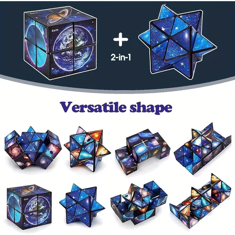 Star Trading 2-in-1 Star Sky Cube Zauberwürfel, Infinity Cube, Puzzle - Bild 2