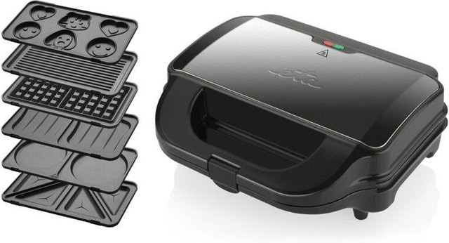 Omega Sorento Plus Sandwichmaker in Schwarz - Bild 1