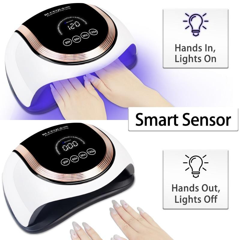 PRISMA UV-LED-Nagellampentrockner, 300W, mit LCD-Display, Unisex - Bild 8