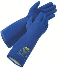 uvex Schutzhandschuh protector NK4025B in Blau, Größe 9 - Bild 1