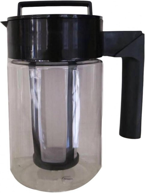Binchi Keji Travel Kaltbrühkaffee-Wasserkocher mit Filtergriff-Design und luftdichtem Verschluss, transparent, 1300 ml - Bild 1
