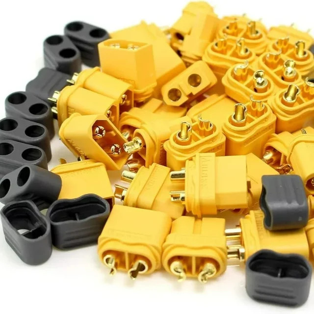 PYLRC XT60 Stecker und Buchsen mit Schutzhülle, 6-teiliges Set, 12-teiliges Set - Bild 1