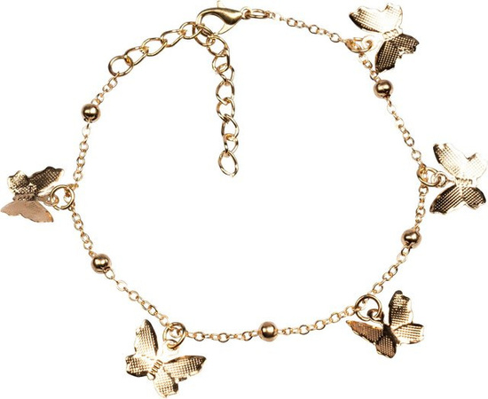 Schmuck Design BY EMMA Fußkettchen Schmetterling
