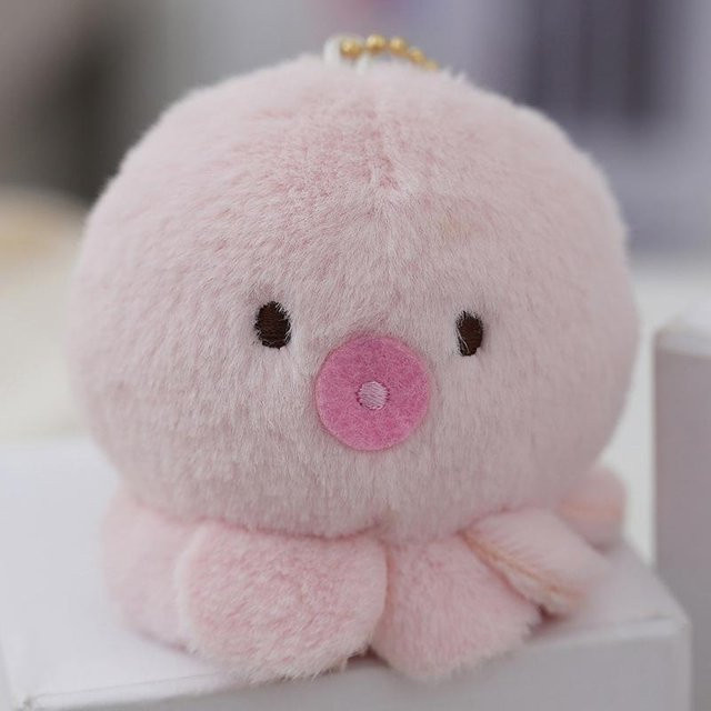 Schlüsselanhänger Oktopus Krabbe Plüsch, Unisex - Bild 1