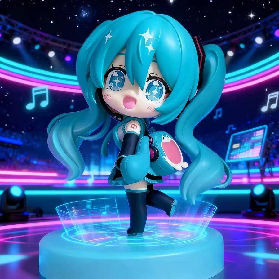 Bandai Hatsune Miku Uwa Serie Anime Figur, Bunt / Mehrfarbig - Bild 3