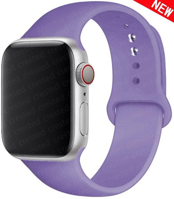 MY-CASE Uhrenarmband Silikon, englischer lavendel, Unisex - Bild 1