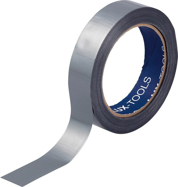 LUX-TOOLS Universal Gewebeband in Silber, Breite: 25 mm, Länge: 25 m - Bild 1