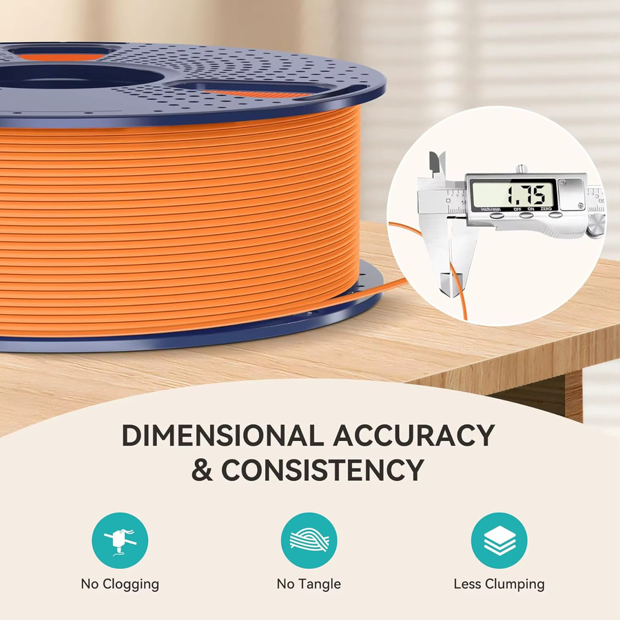 SUNLU PLA Mattes 3D-Filament Mehrfarbig 1,75mm 10kg - Bild 2