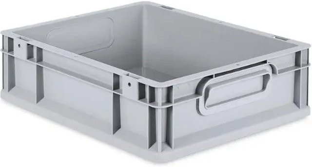 PROREGAL Eurobox NextGen Grip in Grau, H x B x T: 12 x 30 x 40 cm, 11 Liter - Bild 1