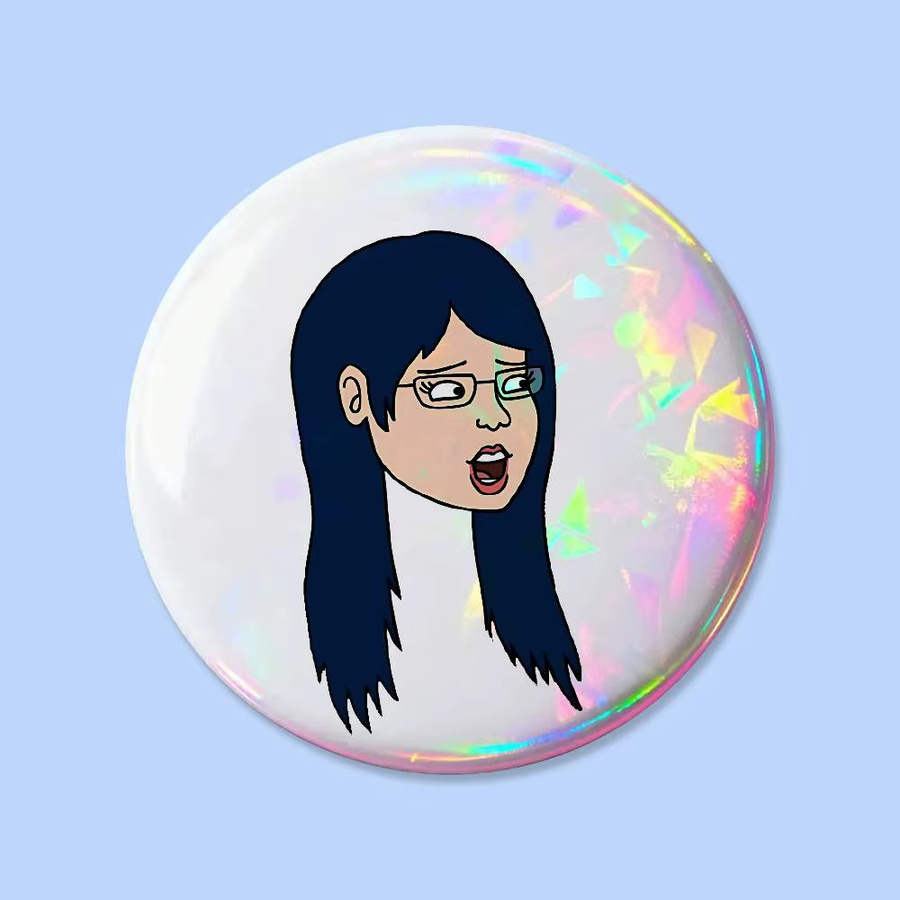 Bojack Horseman Anstecknadeln Set, Runde Metall-Broschen in Multicolour für Fans und Sammler - Bild 4