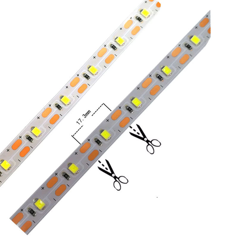 JOYPJLIT RGB LED Streifen 5 m, 60 LEDs/m, SMD 2835, selbstklebend, Multicolour/Weiß/Gelb - Bild 3