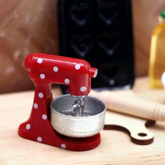 JCTTTY Puppenhaus Miniatur Rote Möbel Modell, Zubehör, 1-teiliges Set - Bild 1