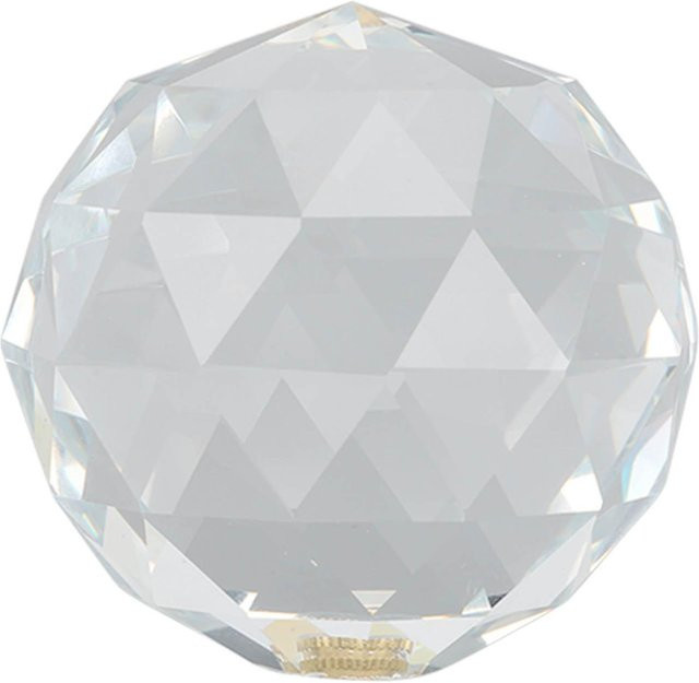 Koogeelife Kristallkugel Prisma aus Glas, bunter Sonnenfänger mit präzisem Glasschliff, Durchmesser: 6 cm, Transparent/Multicolor - Bild 1