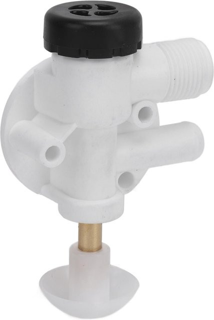 TOMTOP JMS Wohnmobil Wasserhahn Kit Leckbeständig aus Kunststoff in Weiß, Ersatz für Dometic 210 510 706 709 748, Toilettenventil Kit 385314349 - Bild 1
