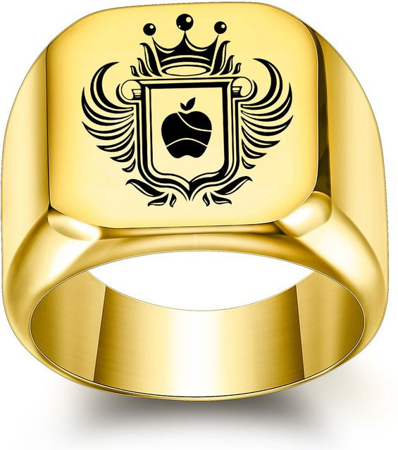 VQYSKO Ring Edelstahl, personalisiert, 18mm - Bild 1