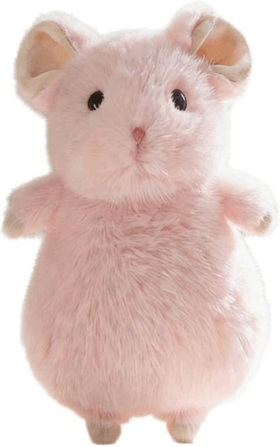Yiran toy Fancy Rat Plüschtier, Grau Weiß Braun, ab 2 Jahren - Bild 1