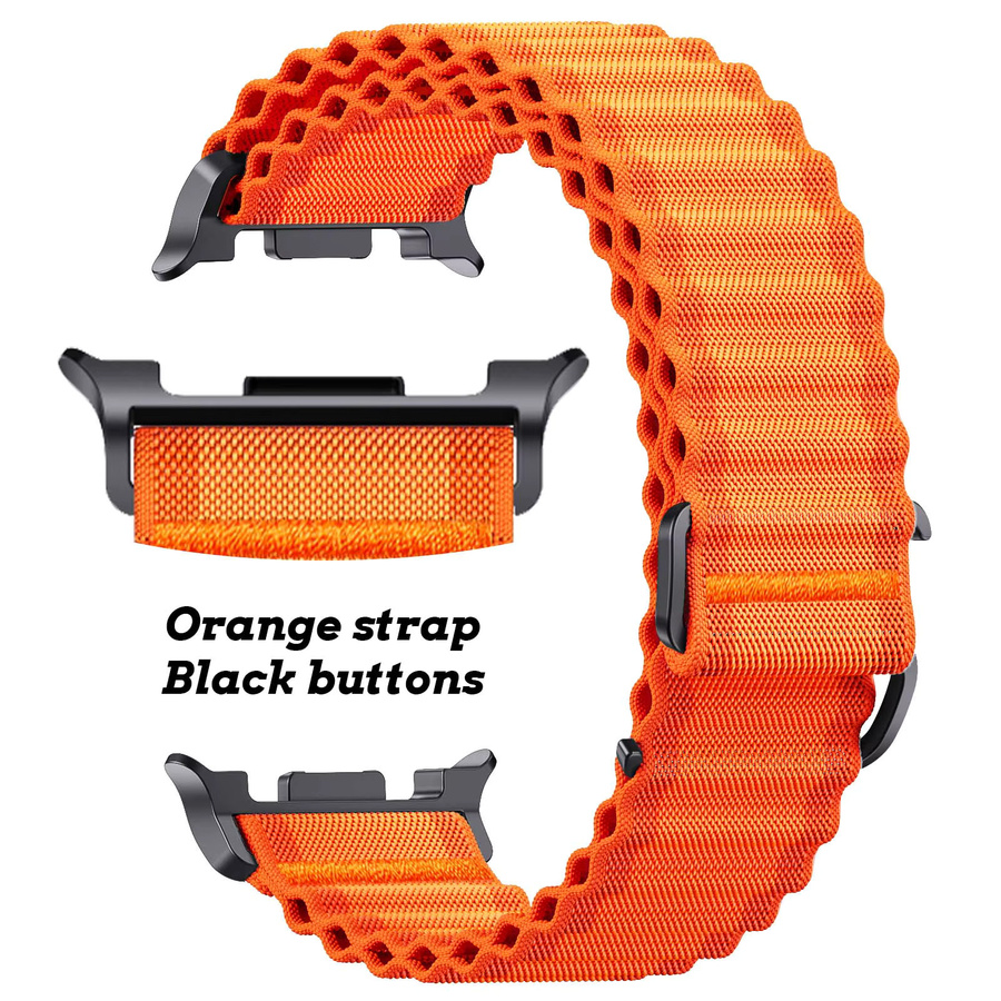 NUOTUO Uhrenarmband Nylon, Schwarz, Unisex - Bild 1