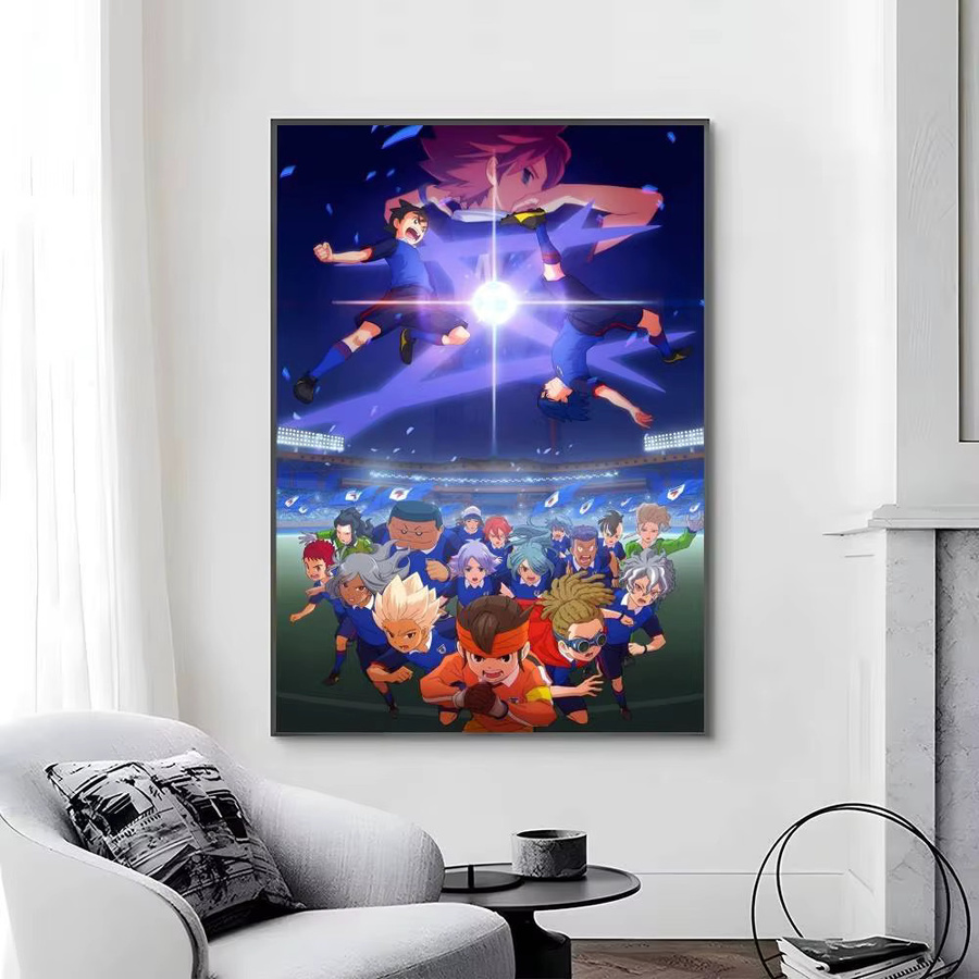 Selbstklebender Anime Inazuma Eleven Papierdruck als Wandposter in Mehrfarben - Bild 6