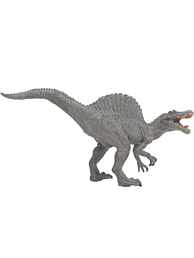 XIALIBAOMOWAN Jurassic Dinosaurier Spinosaurus Actionfigur, Tyrannosaurus Modell, Grau - Bild 2
