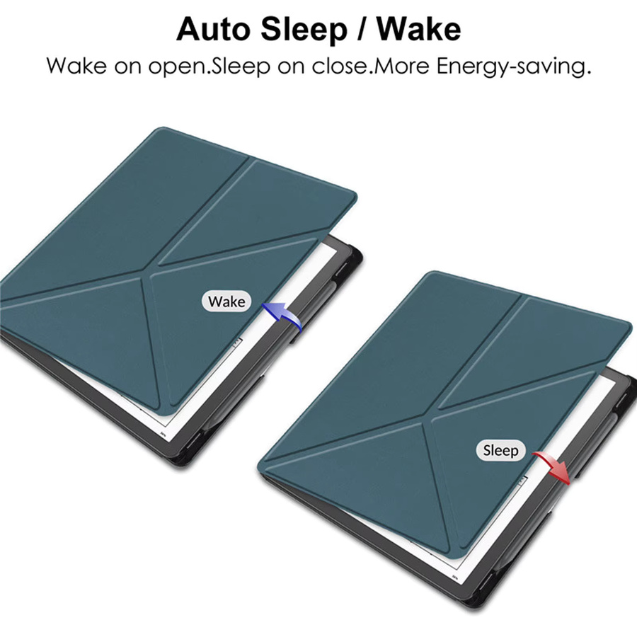 Schutzhülle für Kindle Scribe 2022 2024 von docooler, faltbare Ständerabdeckung in Grün mit automatischer Sleep-Wake-Funktion und Stiftschlitz für 10,2 Zoll E-Book-Reader - Bild 4