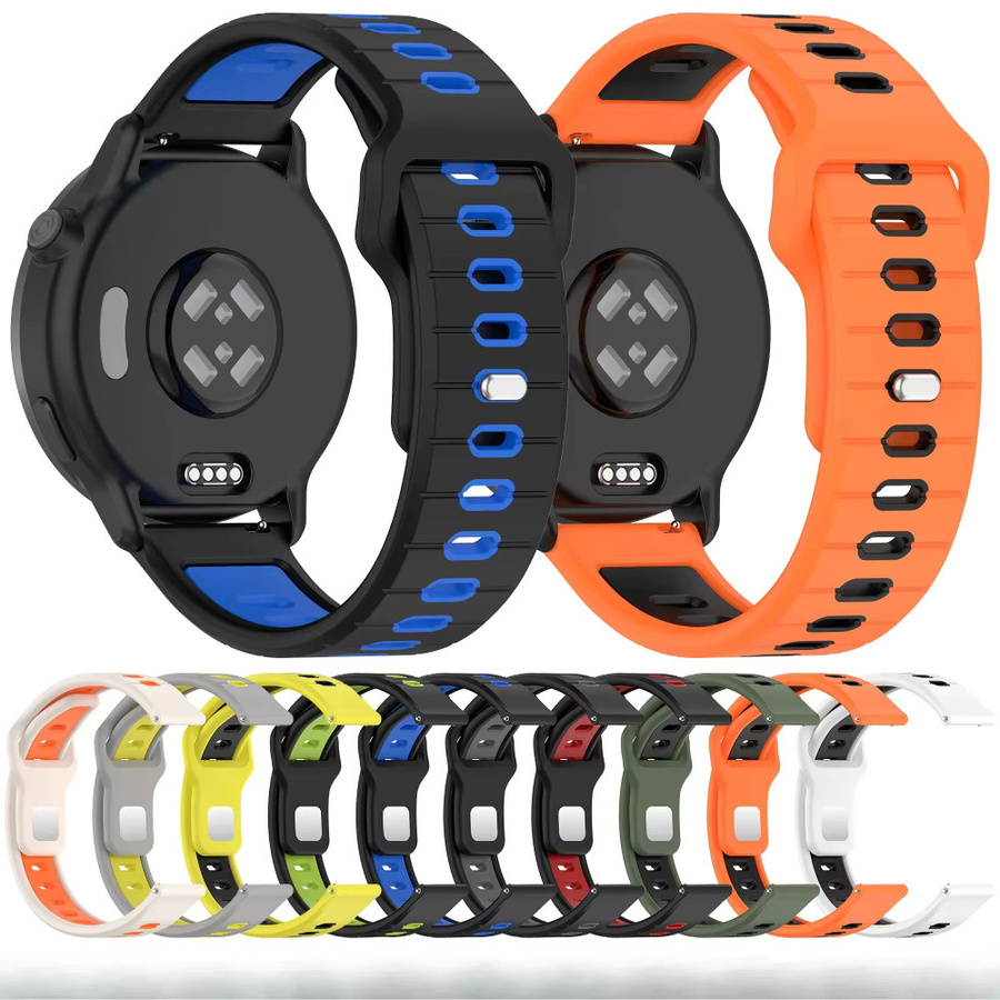 Xiaomi Uhrenarmband Silikon, 22 mm, Schwarz, Unisex - Bild 1