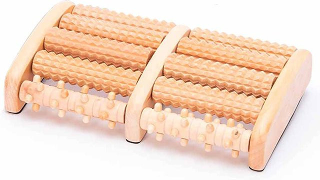 Jwwmmj Deep Tissue Fußroller-Massagegerät, Unisex, Braun - Bild 1