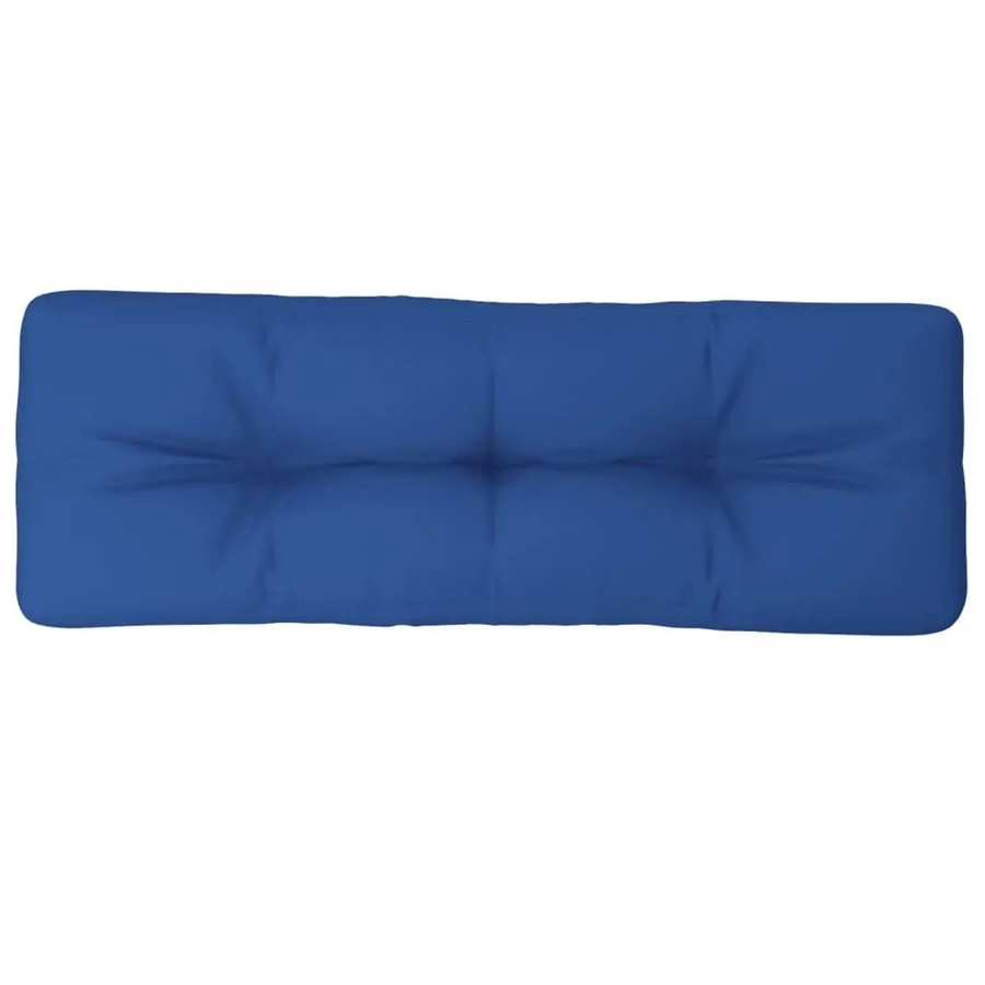 vidaXL Palettenkissen aus Polyester in Königsblau, B/T/H: 120 x 40 x 12 cm, wasserabweisend und UV-beständig - Bild 2