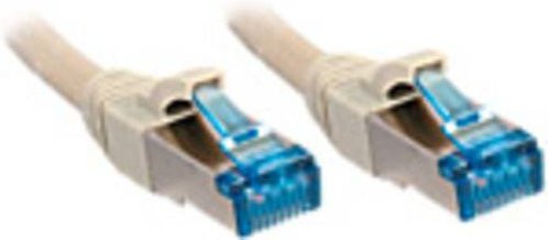 LINDY RJ45 Patchkabel CAT 6a S/FTP Ethernet LAN in Grau, Länge: 15,00 m - Bild 1