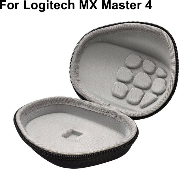 Wasserdichte Logitech MX Master 4 Maus-Aufbewahrungstasche in Schwarz - Bild 1