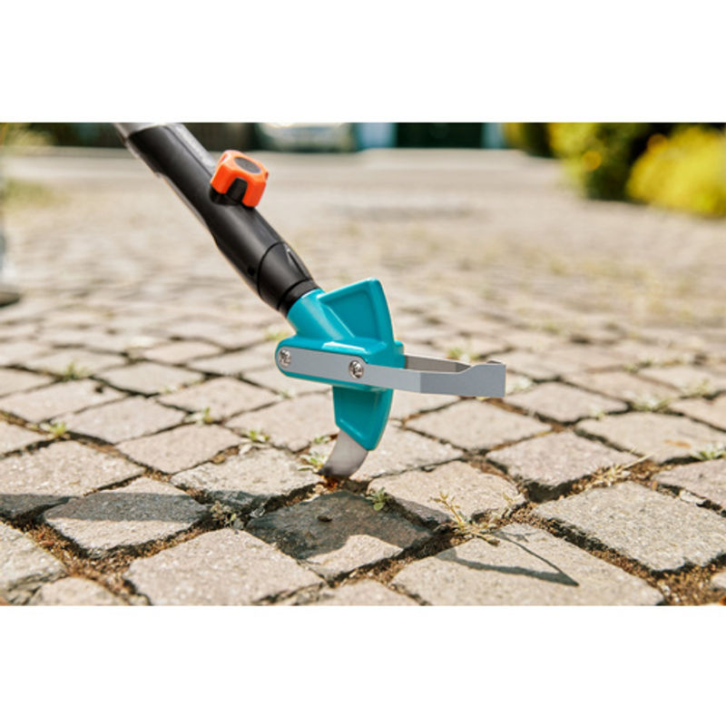 GARDENA Combisystem 2in1 Fugenkratzer mit Edelstahl-Messer in Türkis Schwarz Grau - Bild 4