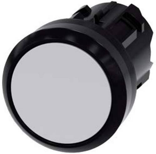 Siemens Drucktaster 3SU1000-0AB80-0AA0 in Schwarz und Grau aus Kunststoff mit IP69K Schutzart - Bild 1