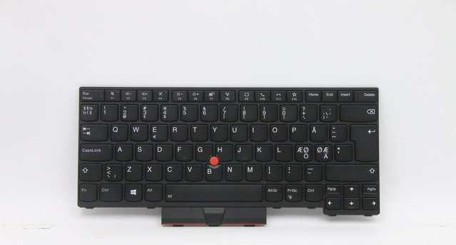 Lenovo Notebook-Ersatzteil Tastatur in Schwarz mit Nordic-Layout - Bild 1