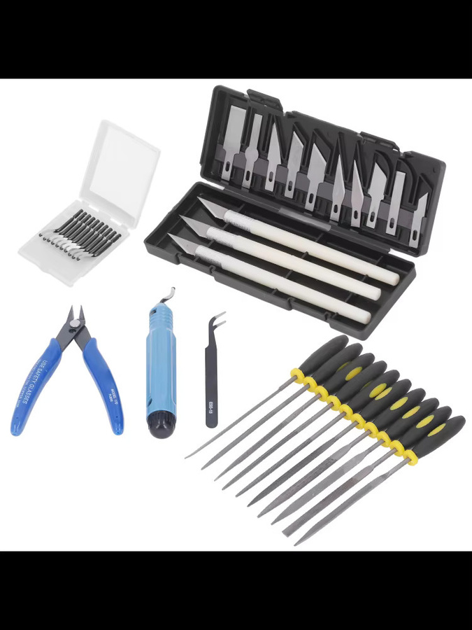 Aibecy 26-teiliges 3D-Drucker Reinigung Werkzeug Set aus Metall in Multicolour für Modellbau und Carving - Bild 5