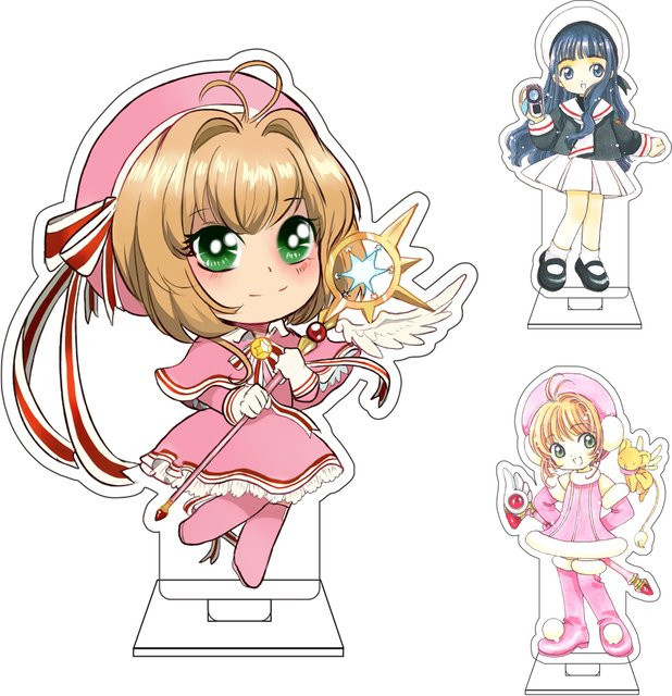 Bandai Card Captor Sakura Li Syaoran Kinomoto Sakura, Acryl-Figur Standfigur, 10cm - Bild 1