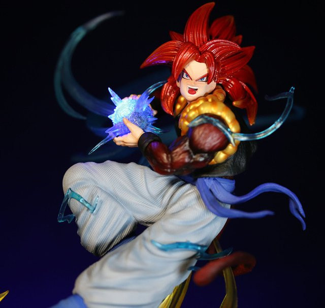 Bandai Super Saiyan 4 Gogeta LED-Leuchtfigur Power Version, Anime-Figur - Bild 1