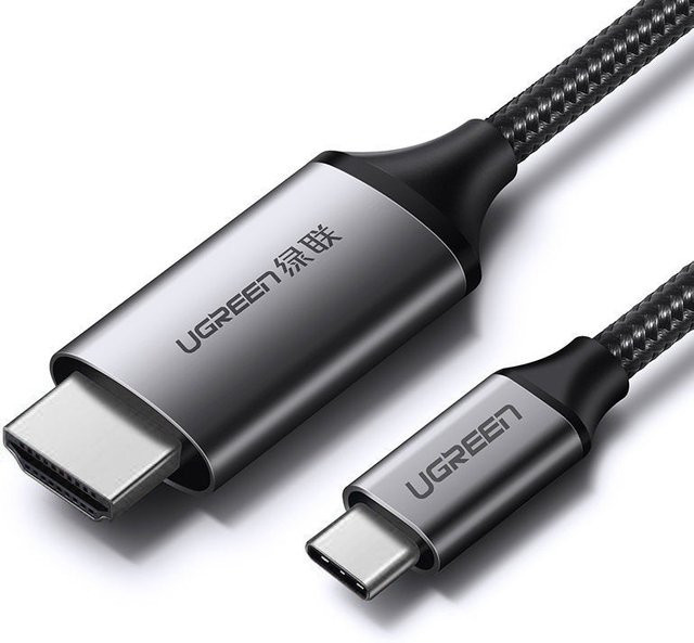 UGREEN USB-C auf HDMI Kabel MM142 für 4K UHD Audio und Video in Schwarz, Länge: 1,5 m - Bild 1
