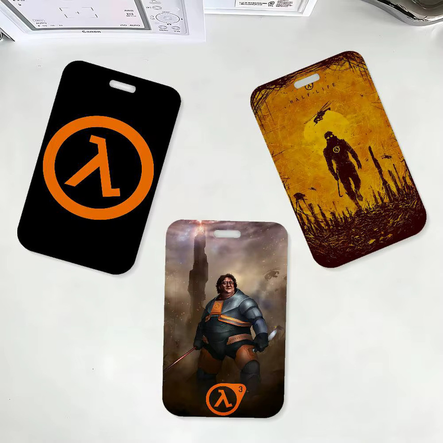 Game H-Half L-Life Ausweishalter mit Umhängeband in Multicolor aus Kunststoff für Büro und Schule - Bild 3
