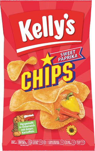 Kelly's Chips Sweet Paprika 150 g - Bild 1