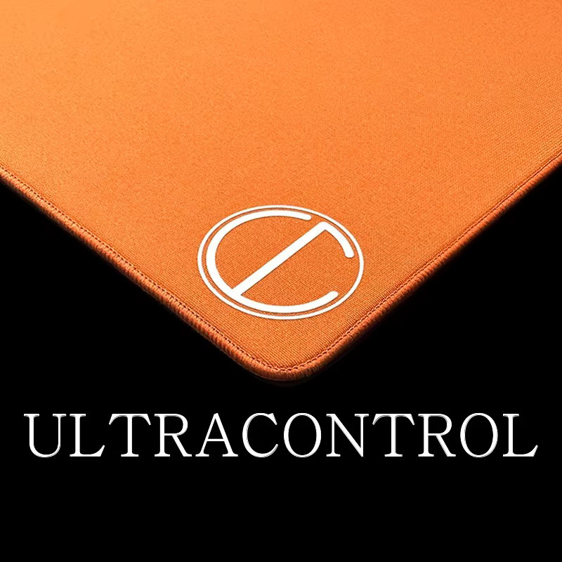 Ultraglide Meow ULTRACONTROL V2 UCV2 Esports Gaming-Mauspad in Orange mit feiner Oberfläche - Bild 1
