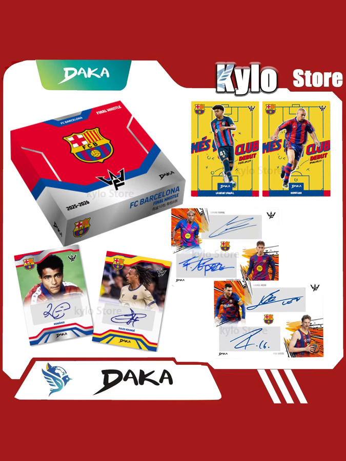 DAKA FC Barcelona Final Whistle Series Messi Neymar Pau Gasol Sammelkarte - Bild 3