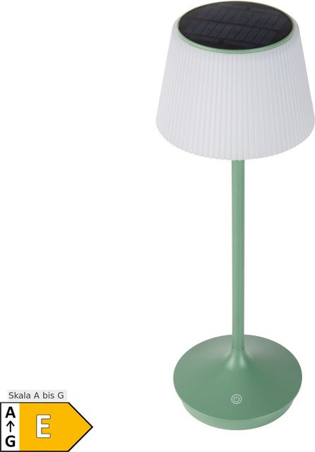 Näve LED Solar- und Akkutischleuchte Emmi in Grün mit CCT und Touch-Funktion, Höhe: 38 cm, Durchmesser: 13 cm - Bild 1