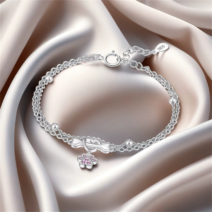CYCUFF Armband, 925 Silber, Zirkonia, Damen - Bild 3