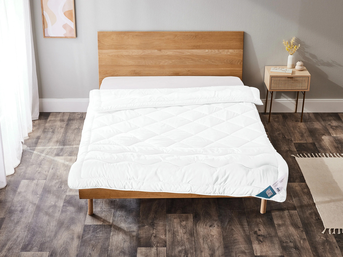 LIVARNO HOME TEMPzona Wärmebettdecke TECFill 25 mit klimaregulierender Polyesterfüllung, Farbe: Weiß, B/T/H: 155 x 220 cm - Bild 2