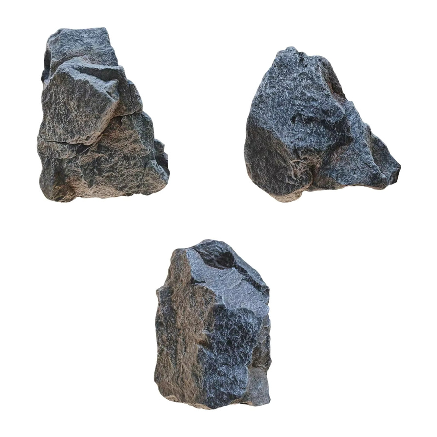 Kesoto Künstlicher Landschaftsstein in Grau, dekorativer und leichtgewichtiger Stein in organischer Optik für deine Landschaftsgestaltung, B/T/H: 32,0 x 25,0 x 17,0 cm - Bild 3