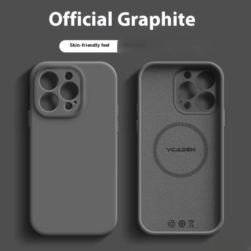 Magnetische Flüssigkeits-Schutzhülle für iPhone 11 bis iPhone 17 Pro Max mit vollständigem Kameraschutz in Blau - Bild 2