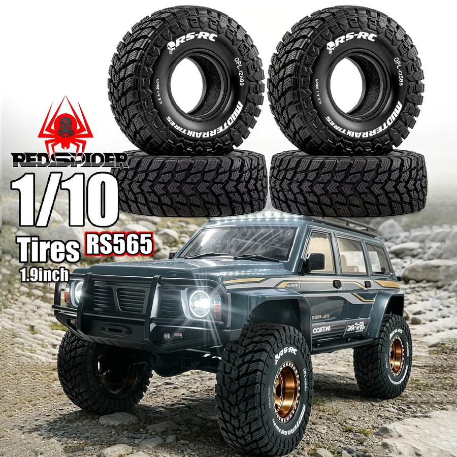 RS Reifen RC Crawler, 1/10, Gummi, Schwarz - Bild 5