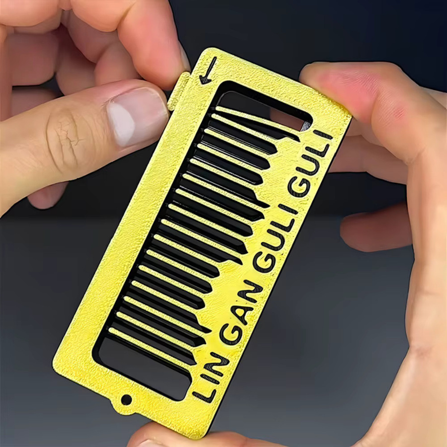 soulbao Musikinstrument, 3D-gedruckter Dekompressionskamm, Pilztaschenanhänger - Bild 2