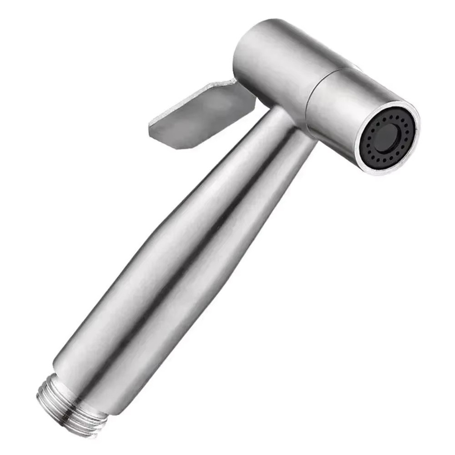 YANKE Bidet Spritzpistole Set aus Edelstahl in Silber mit 1,5 m dehnbarem Schlauch, Wandmontage - Bild 4