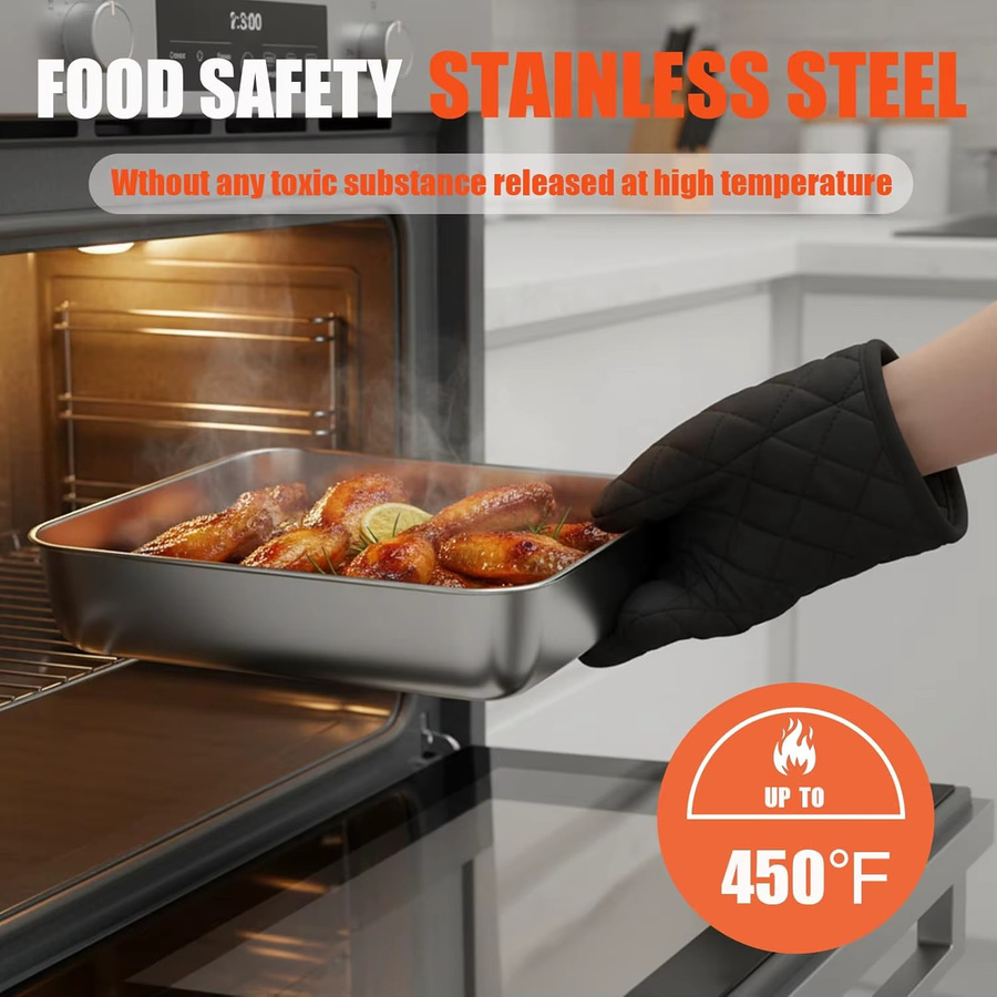 6-teiliges BAIJL Edelstahl-Lebensmittelbehälter-Set in Silber mit Snap-Lid für Gemüse, Obst und Fleisch - Bild 2