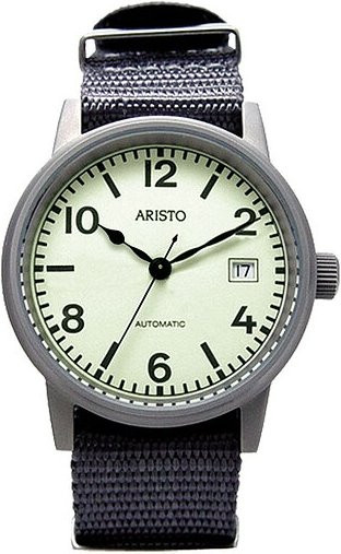 Aristo U-Boot-Uhr, Automatik, Edelstahl, 38,5 mm, Herren - Bild 1